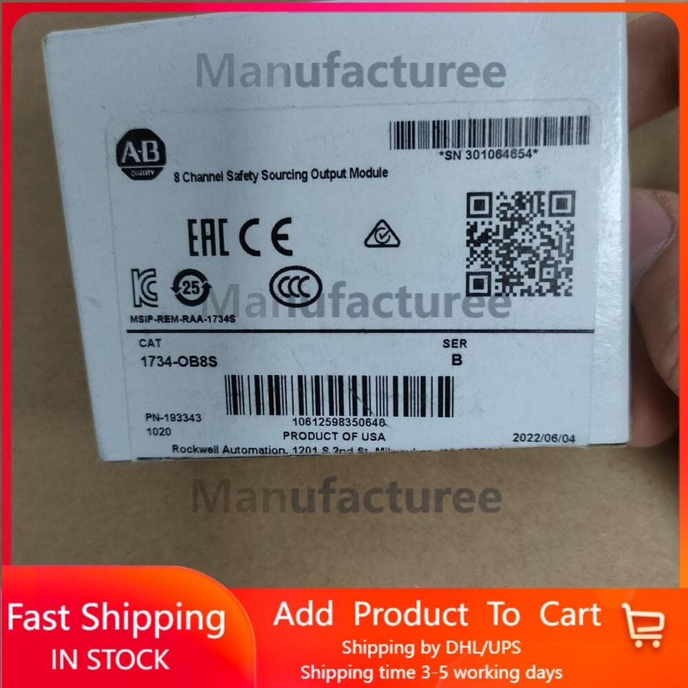2023 New AB 1734-OB8S 1734OB8S Point I/O 8 Channel Safety Sourcing Output Module