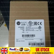 Sealed 22B-B017N104 ALLEN BRADLEY PowerFlex 40 AC Drive 17A 5HP US Free Tax