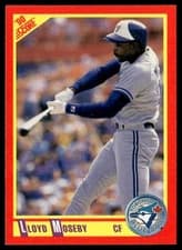1990 Score Lloyd Moseby Toronto Blue Jays #404