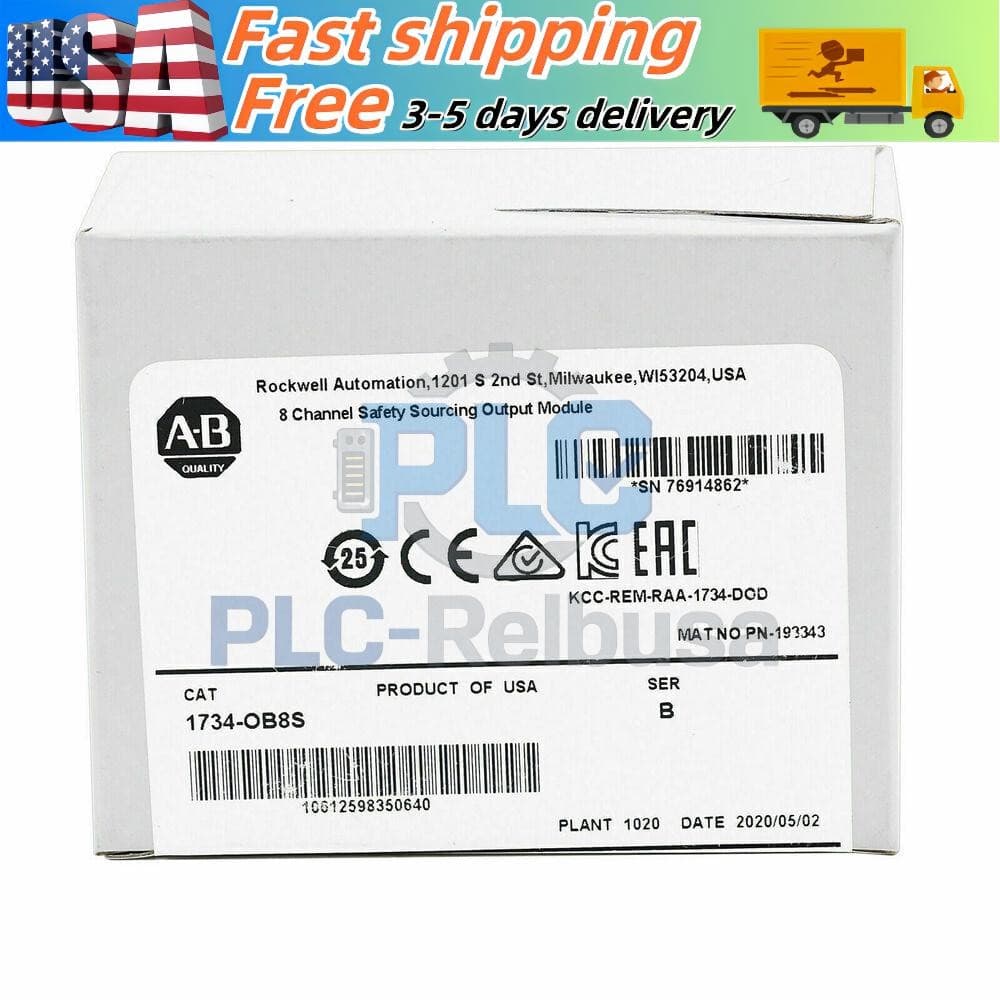 New Sealed AB 1734-OB8S Point I/O Safety Output Module 1734OB8S US Free Tax