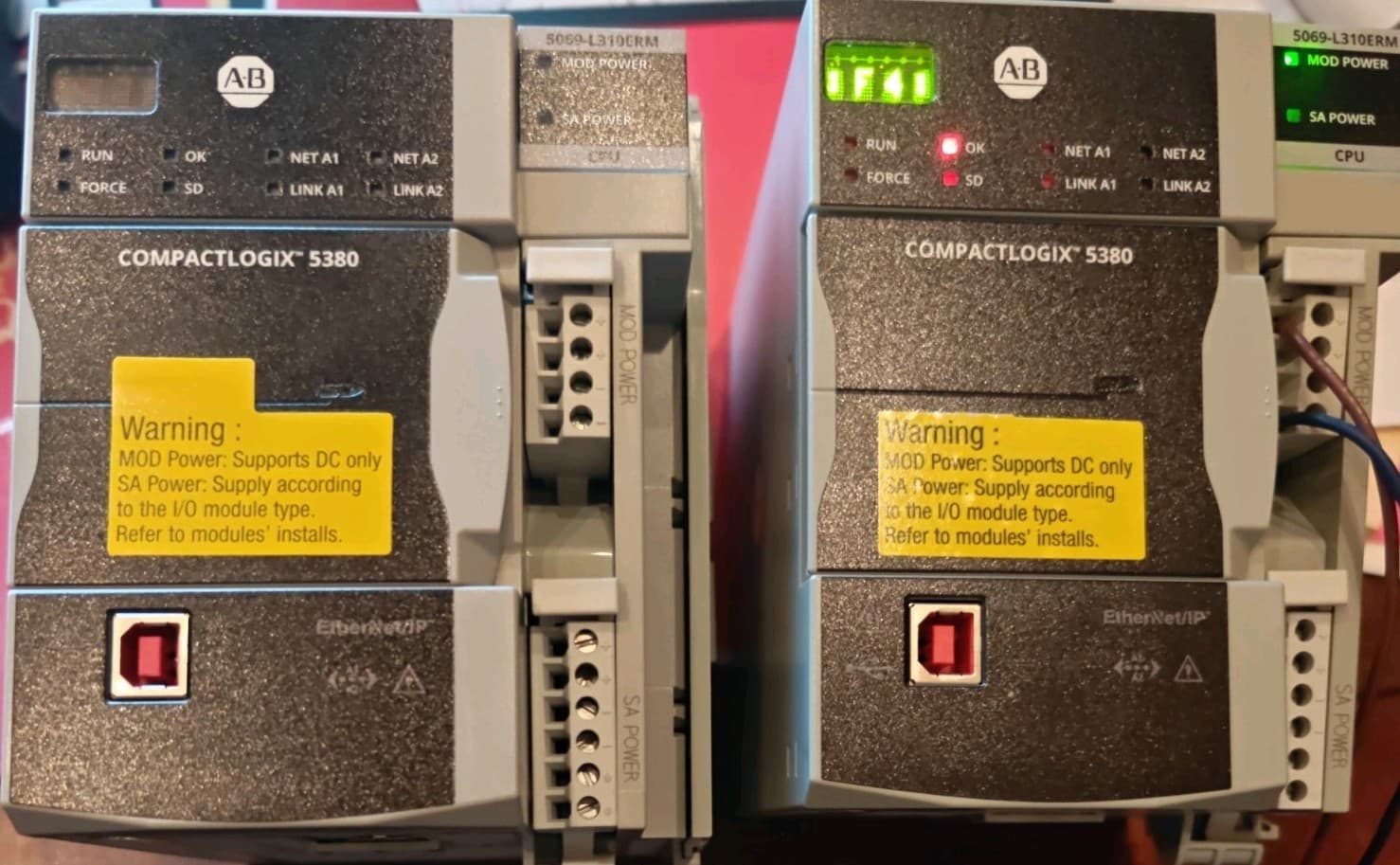 QTY 2- NEW Allen Bradley 5069-L310ERM /A CompactLogix 5380 Old stock 2023/24