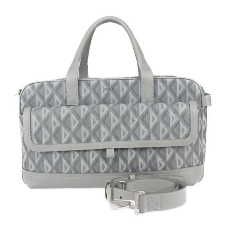 DIOR Hit The Road Pet Carry Bag Boston Bag 1esdu035cdp_h42e PVC Leather Gray