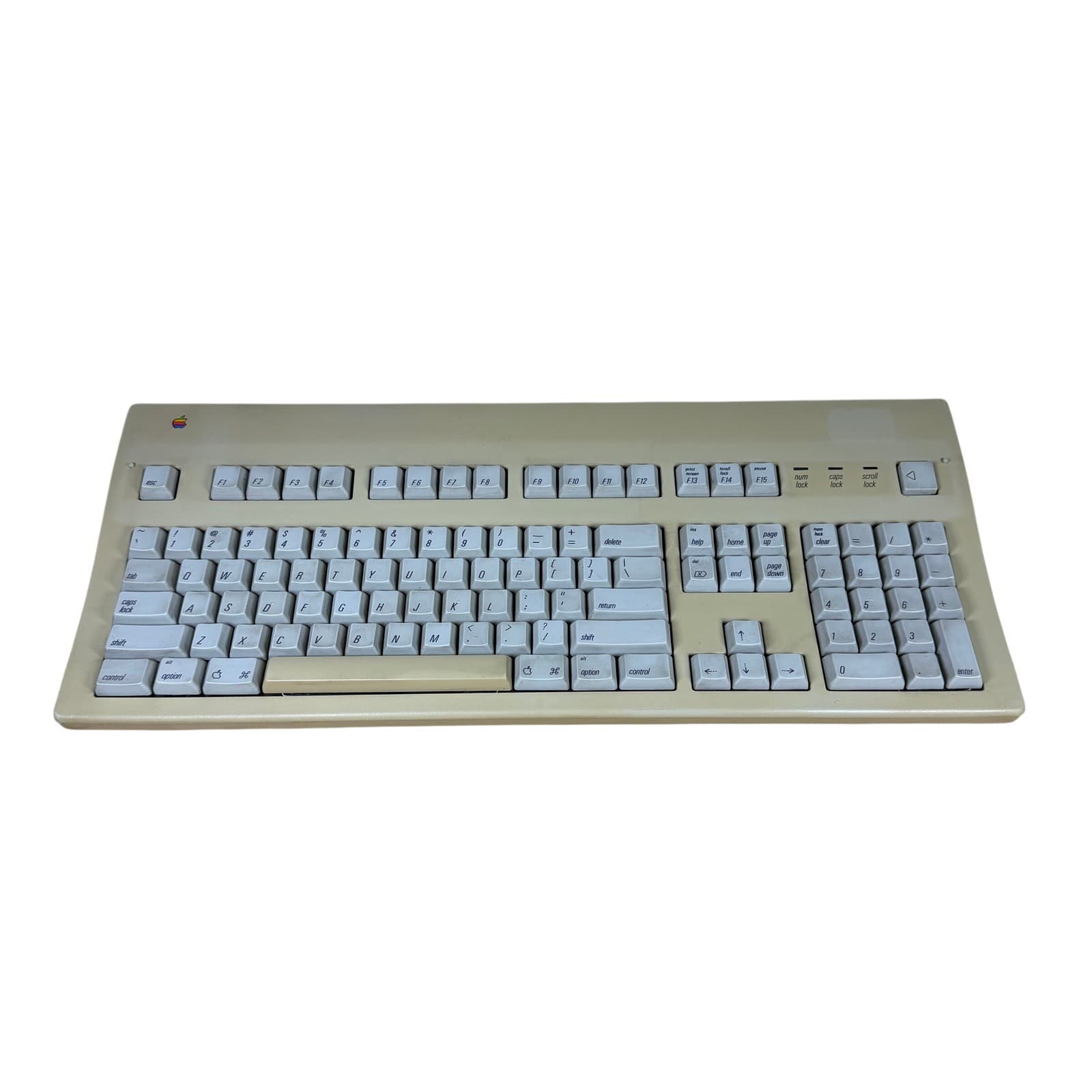 Vintage Apple Extended Keyboard II Macintosh Mac ADB M3501 Complete Keys