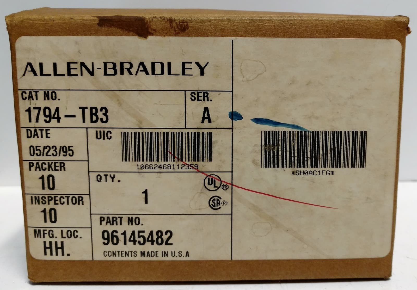 Allen-Bradley 1794-TB3 Flex I/O Terminal Block