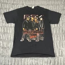 B2K The Millennium Tour 2019 T Shirt Black Mens Size M Fruit of the Loom