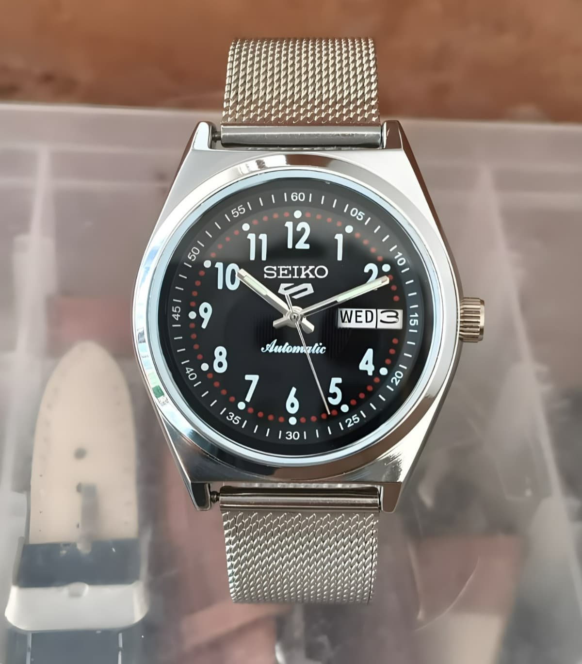 Vintage 6309A Seiko 5 Automatic17 Jewels Day/Date Japan Men's Wrist Watch CK