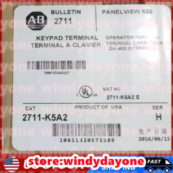 NEW IN BOX AB 2711-K5A2 /H PanelView DHL/UPS