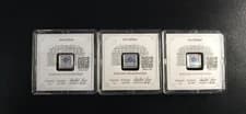 1 Gram Geiger Edelmetalle  Premium .999 Silver in Assay lot of 3