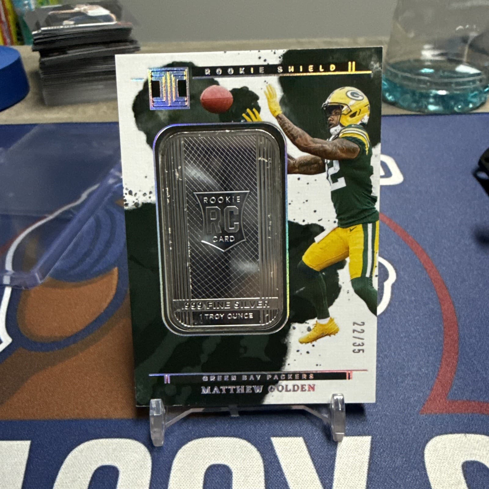 2025 IMPECCABLE MATTHEW GOLDEN ROOKIE SHIELD SILVER BAR 22/35 JERSEY EBAY 1/1