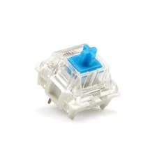65 PCS KS9 RGB Mechanical MX Type Blue Key Switch Clear Top Keyboard
