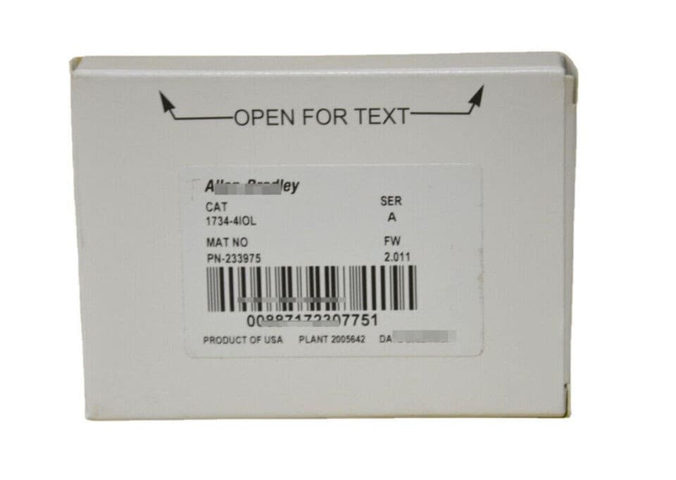 17344IOL Brand New AB Point I/O 4-Ch IO-Link Master Module Ser A 1734-4IOL