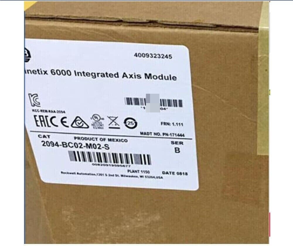 AB 2094-BC02-M02-S Kinetix 6000 15kW/15A Integrated Axis Module 2094BC02M02S