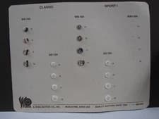 Weber Button Sellman Sample Card, Style Classic & Sport I Buttons   SC09