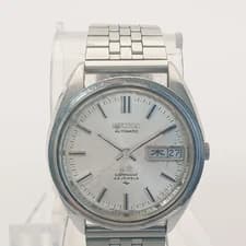 Seiko Lord Matic Special 5206-6020 Vintage Day Date SS Automatic Mens Watch Auth