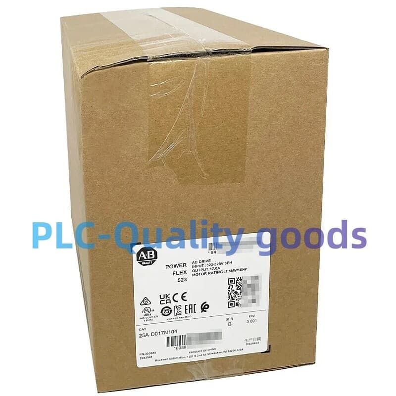 1PCS New A-B 25A-D017N104 PowerFlex 523 7.5kW (10Hp) AC Drive 3 Phase  Fast Ship