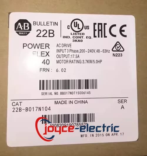 1pcs NEW 22B-B017N104 PowerFlex 40 AC Drive Expedited Shipping DHL