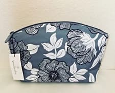 Vera Bradley ~ "Moon Shadow Meadow" ~Grand Travel Cosmetic Bag ~ NWT