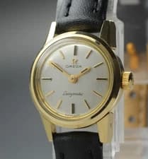 Serviced 1963 Near MINT OMEGA Seamaster Ladymatic 555.001 20mm AT Women Vintage