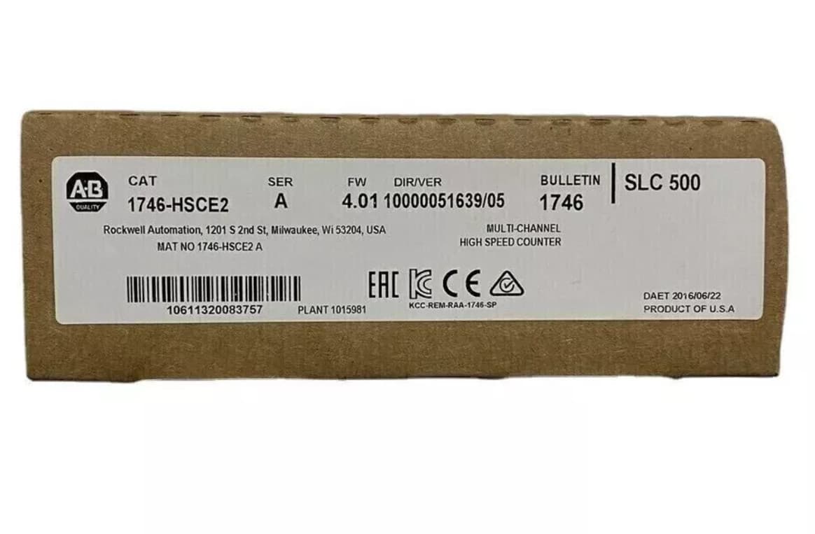 Allen Bradley AB 1746-HSCE2 NEW Sealed 1746HSCE2 SER A Counter Module