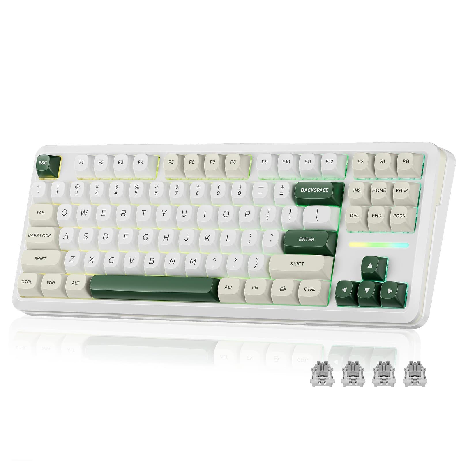 Redragon K734W Wireless Mechanical Keyboard 75% TKL RGB Hot-Swap PC/Mac