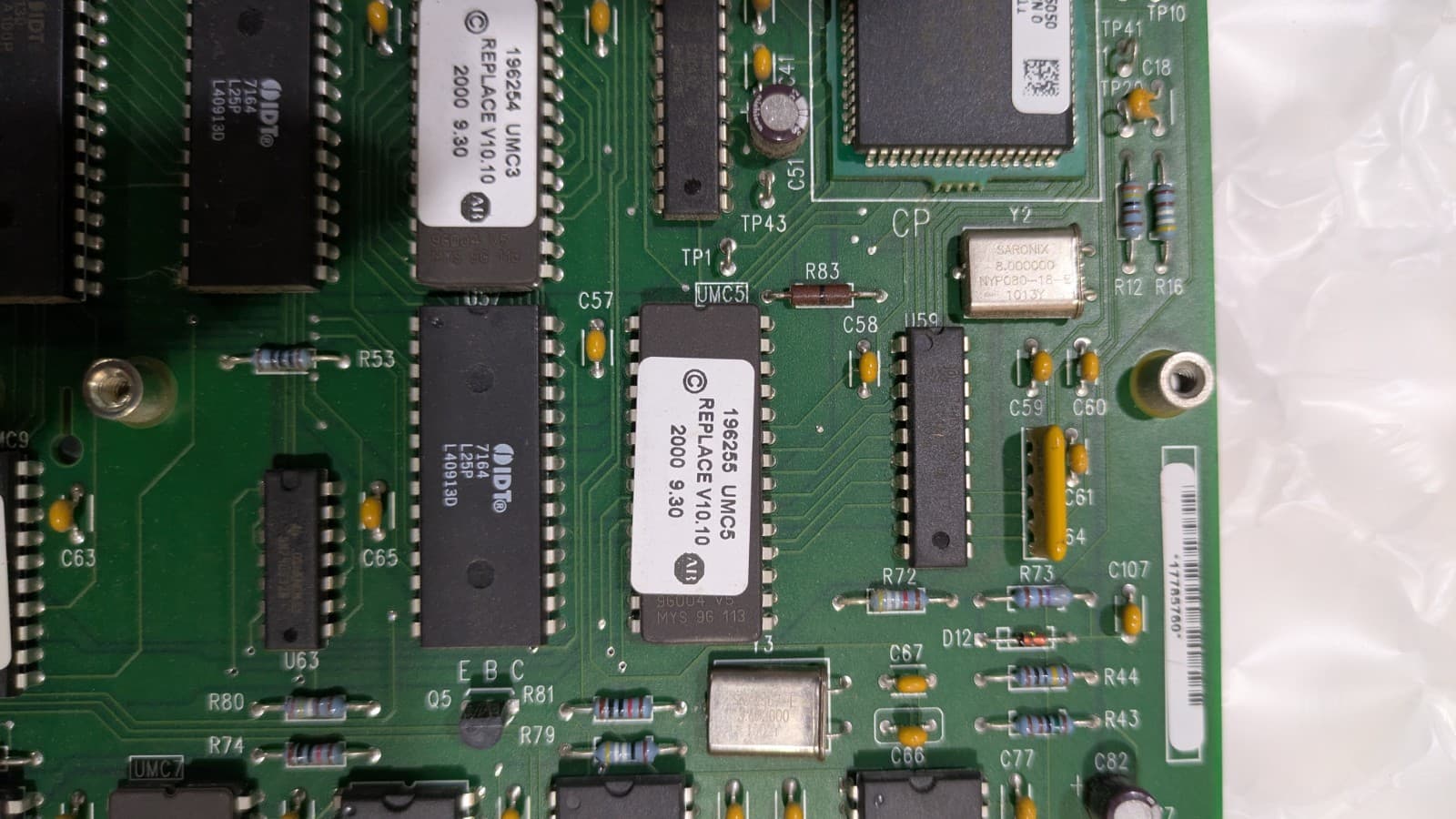 ROCKWELL AUTOMATION  185615-01  SPARE PARTS KIT 196259