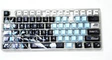 99 Keys Blue Cute Girl Theme PBT Keycaps for Mechanical Keyboard