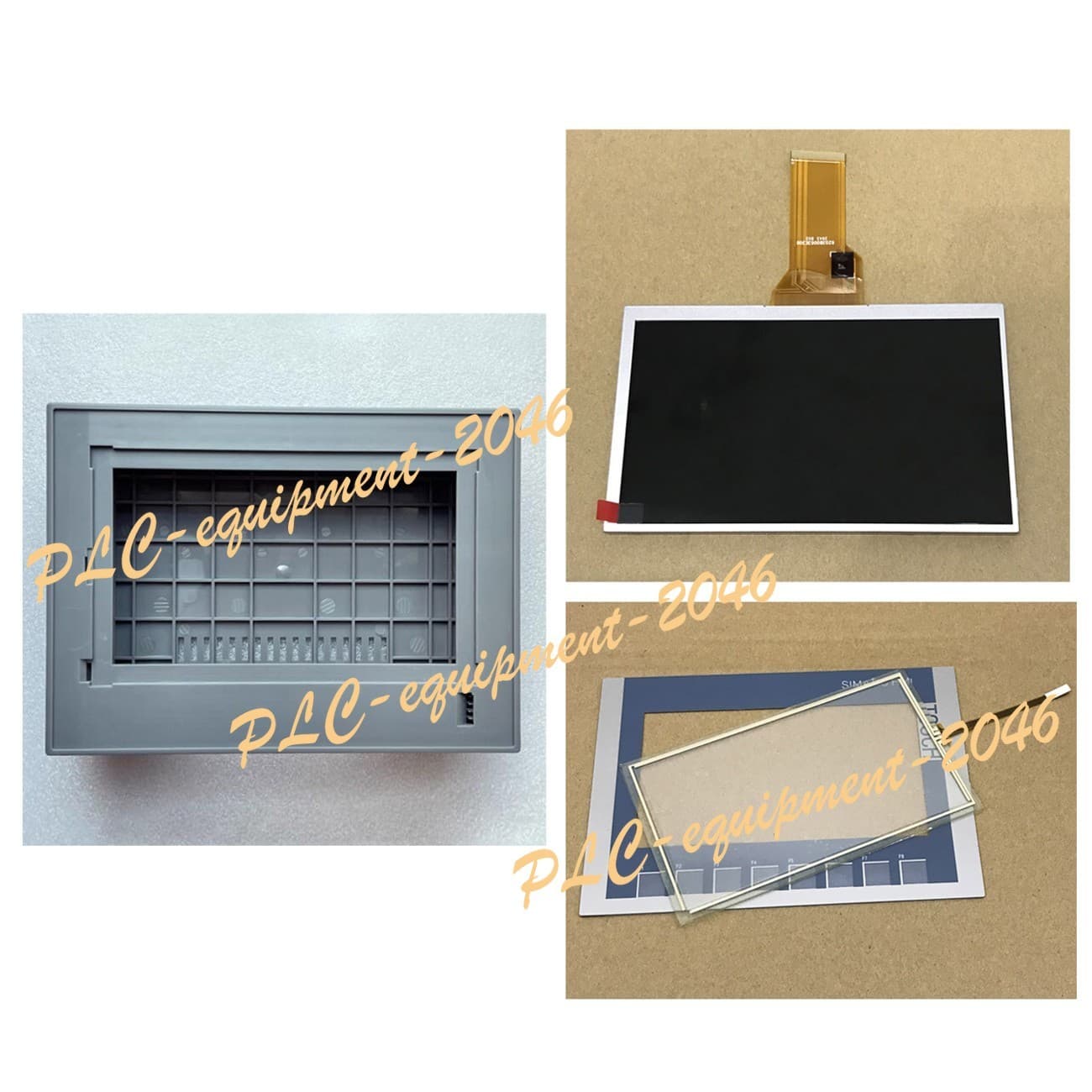 LCD display + touch + membrane + plastic for Siemens KTP700 basic 6av2123-2gb03-0ax0