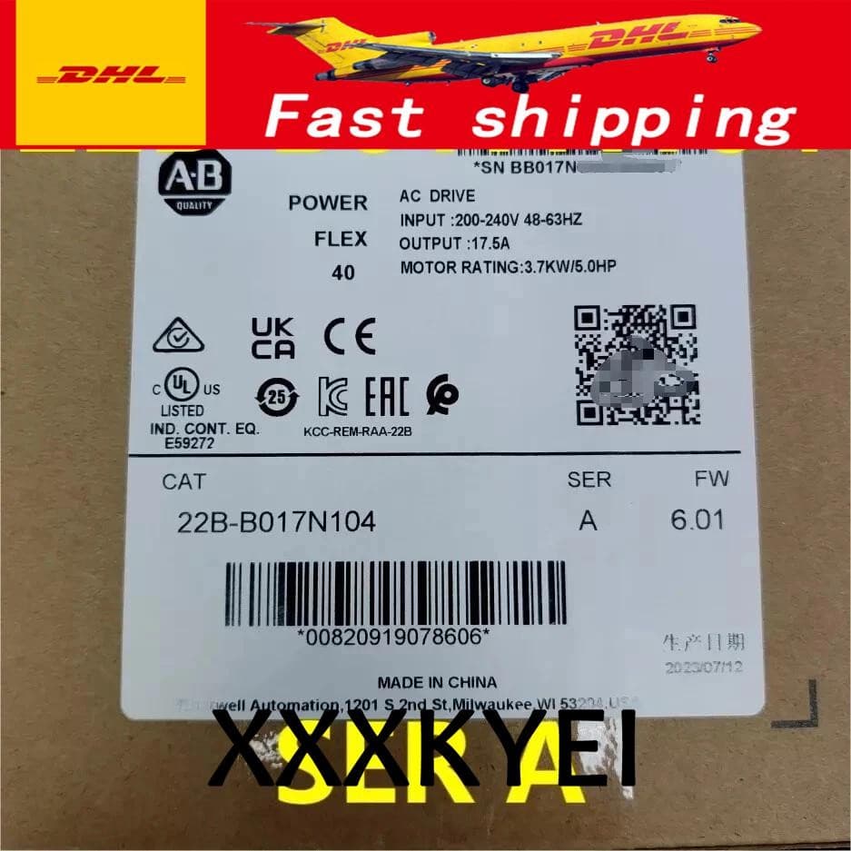 New Sealed 22B-B017N104  PowerFlex 40 AC Drive 17A 5HP