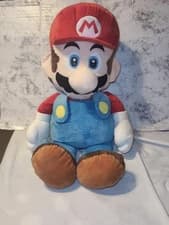 Super Mario Bros Stuffed Plush Huge 3 Feet Tall 2023 Nintendo EUC