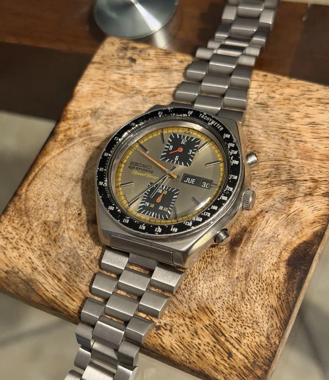 Seiko 6138-0030 Automatic Chronograph KAKUME Watch Men's For Parts Or Restore