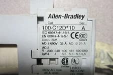 USED ALLEN BRADLEY 100-C12D10 CONTACTOR 100C12D10