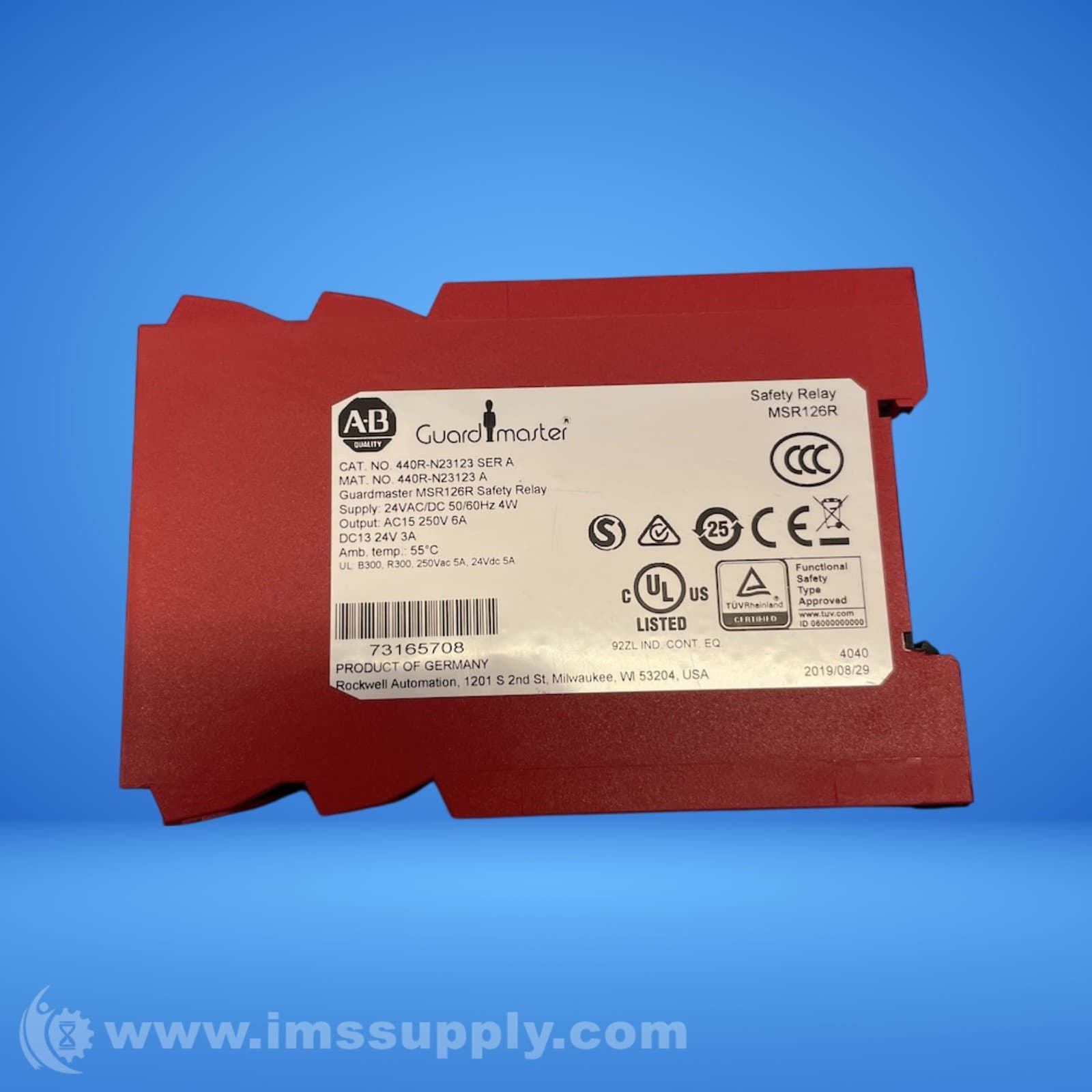 Allen Bradley 440R-N23123 Safety Relay FNIP