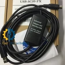 1PC PLC Programming Cable USB-SC09-FX To RS422 Adapter for Mitsubishi FX Series