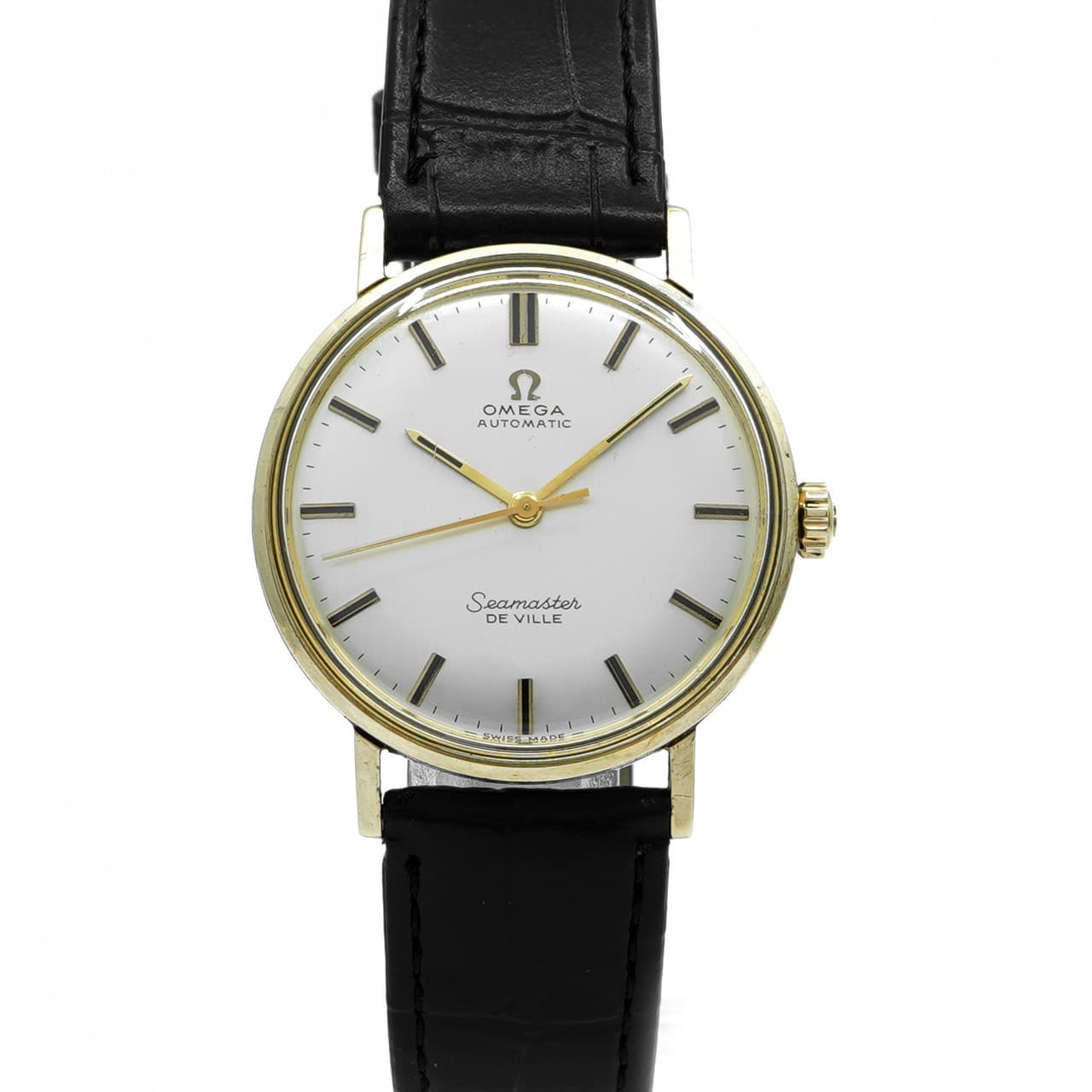 Omega Watch Seamaster De Ville LL6066 SS & 14k Vintage 1966 Caliber 552 -