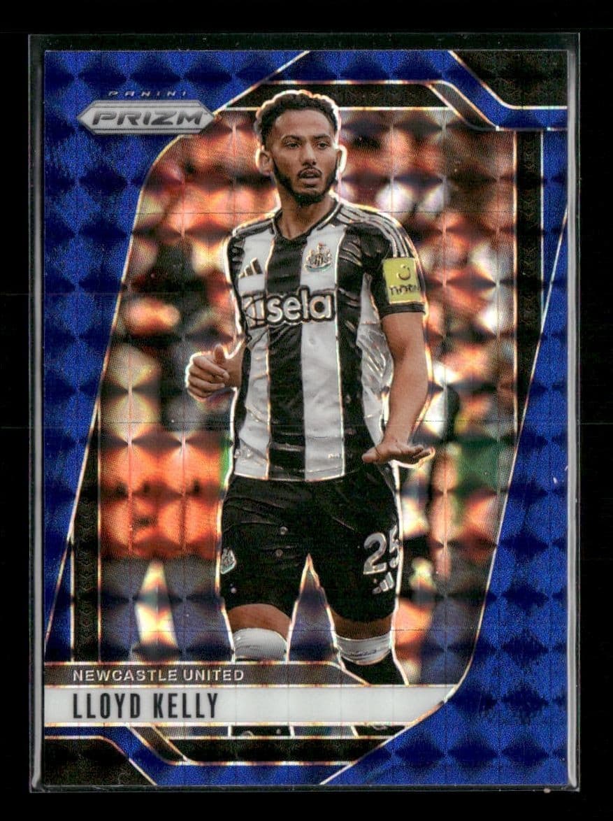 Lloyd Kelly 2024 Panini Prizm Premier League Blue Mosaic Newcastle United #122