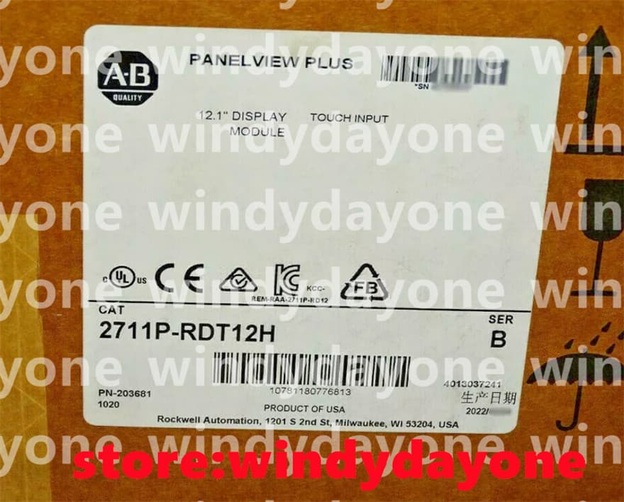 NEW IN BOX AB 2711P-RDT12H /B PanelView Plus Display Module DHL/UPS