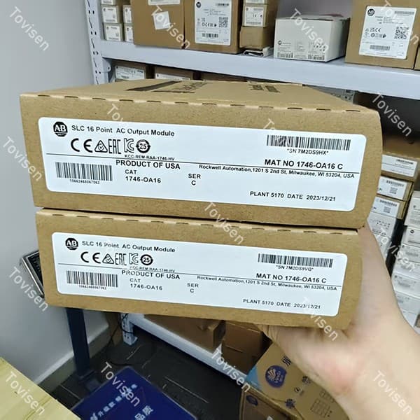 1746-OA16 SLC 500 Output Module New Factory Sealed Allen-Bradley Free Shipping