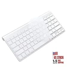  Ultra Thin Silicone Keyboard Protector Cover Skin for Apple Transparent