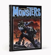Fiendish Monsters: The Horror Art of Bruce Timm Hardcover Comic Art Book NEW