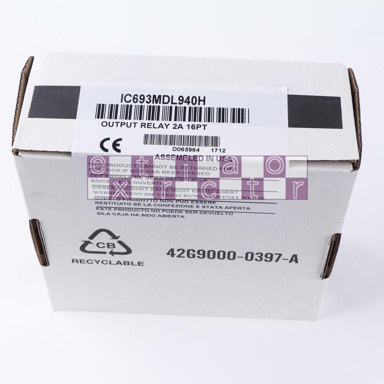 New One GE FANUC IC693MDL940H Output Relay 2A 16 Point