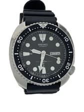 SEIKO 6306-7001 Automatic Diver Style Black Dial Vintage Watch Excellent JAPAN