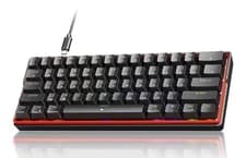 Kemove 60% Mechanical Keyboard RGB Red Switches Anti-Ghosting Type-C Wired