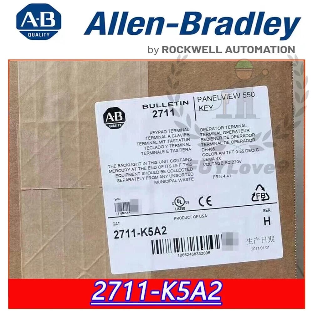 NEW Allen-Bradley 2711-K5A2 SER H PanelView 550 Keypad Terminal AB 2711K5A2