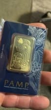 PAMP Suisse 1 oz .9999 Fine Gold Bar with Assay Certificate