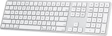 Rechargeable Wireless Keyboard for Mac/MacBook Pro/Air, Slim & Portable Design