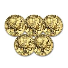1 oz Gold Buffalo BU (Random Year) (Lot of 5) - eBay
