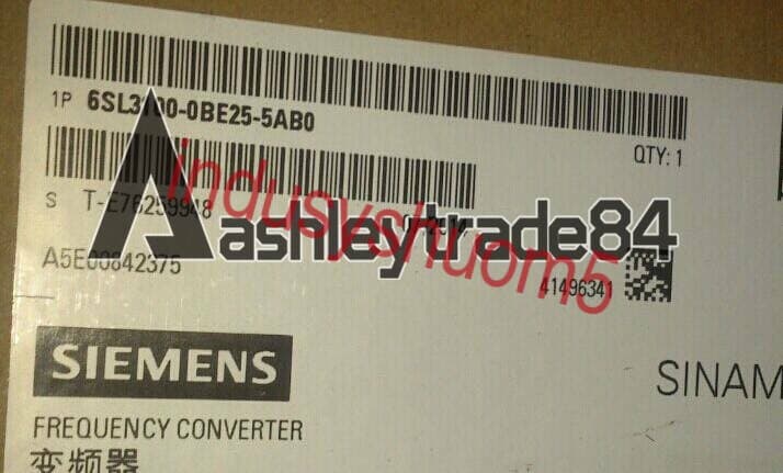 ONE NEW SIEMENS FREQUENCY CONVERTER 6SL3100-0BE25-5AB0 6SL3 100-0BE25-5AB0