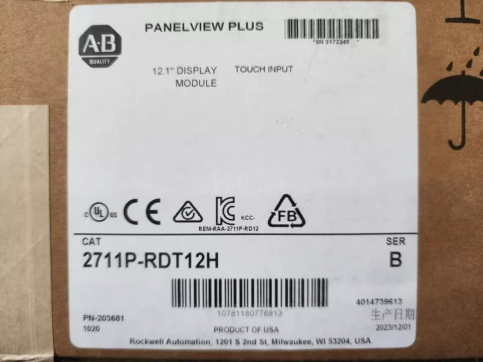 2711P-RDT12H New Factory Sealed Allen Bradley