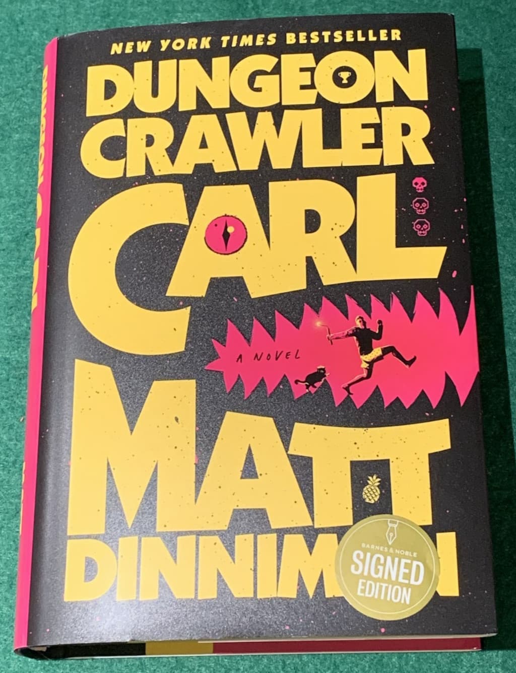 Dungeon Crawler Carl Bk 1 by Matt Dinniman SIGNED 1st Ace Ed/19 Print HC DJ 2024