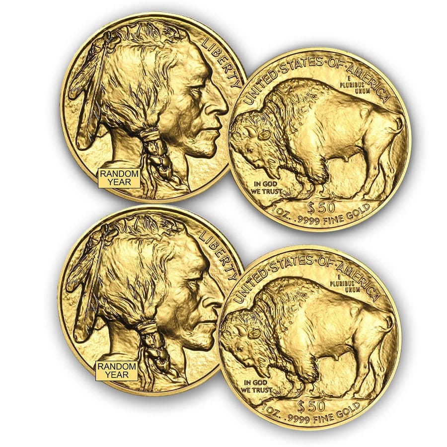 1 oz Gold Buffalo BU (Random Year) (Lot of 2) - eBay